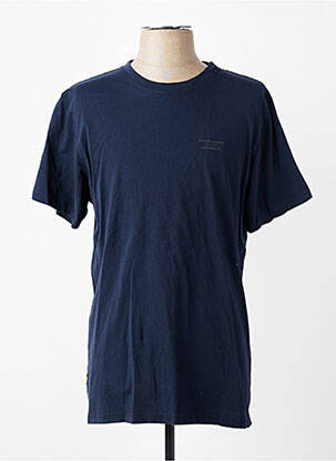 T-shirt coupe droite manches courtes bleu fonce DAYTONA homme