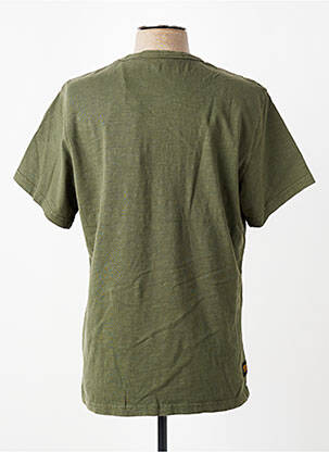T-shirt coupe droite manches courtes vert DAYTONA homme