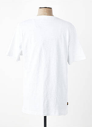 T-shirt coupe droite manches courtes blanc DAYTONA homme