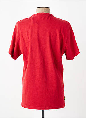 T-shirt coupe droite manches courtes rouge fonce DAYTONA homme