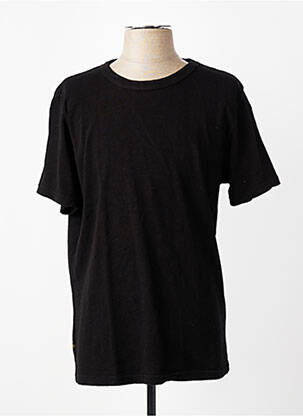 T-shirt coupe droite manches courtes noir DAYTONA homme