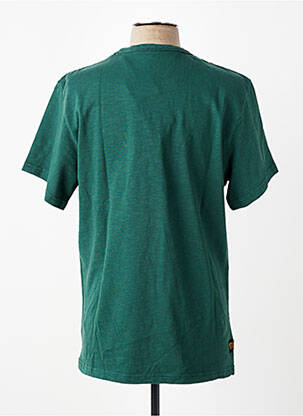 T-shirt coupe droite manches courtes vert fonce DAYTONA homme