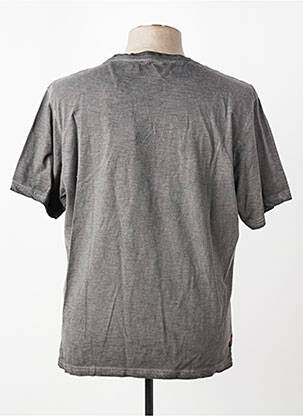 T-shirt coupe droite manches courtes gris DAYTONA homme