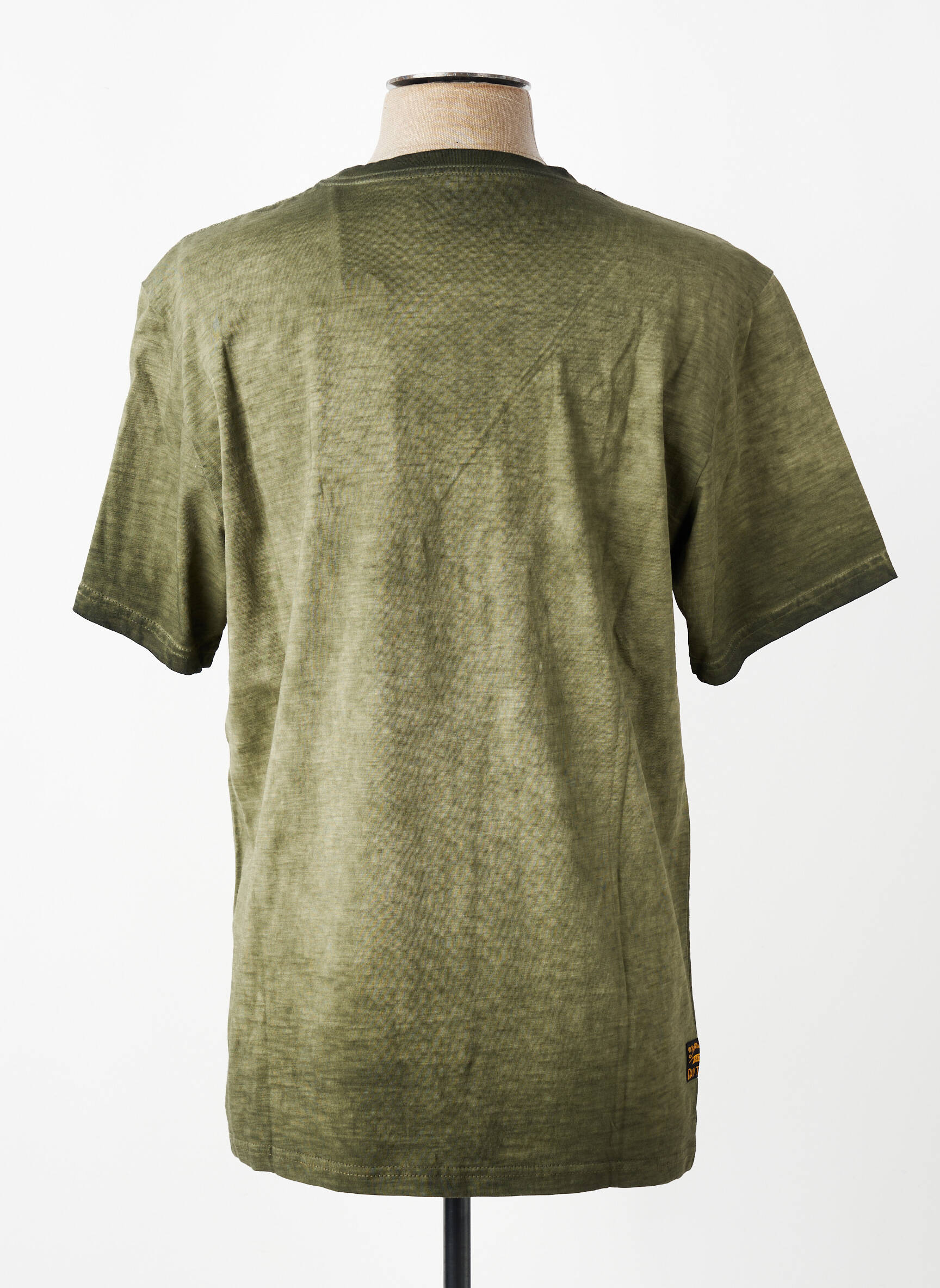 T-shirt stretch manches courtes vert DAYTONA homme
