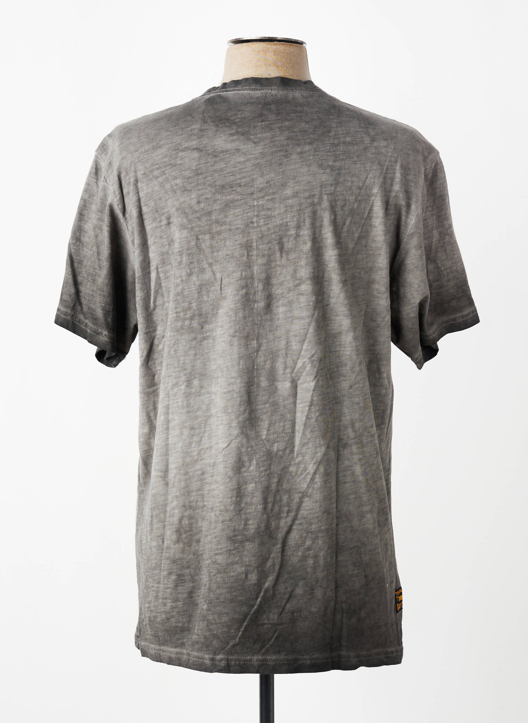 T-shirt stretch manches courtes gris DAYTONA homme