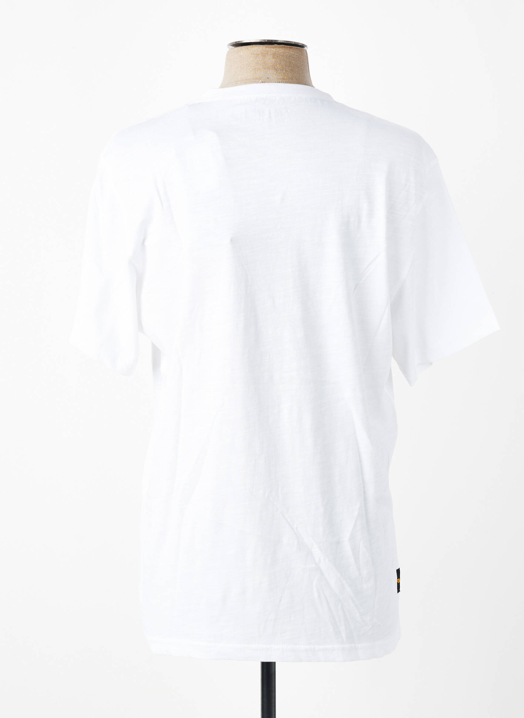 T-shirt coupe droite manches courtes blanc DAYTONA homme