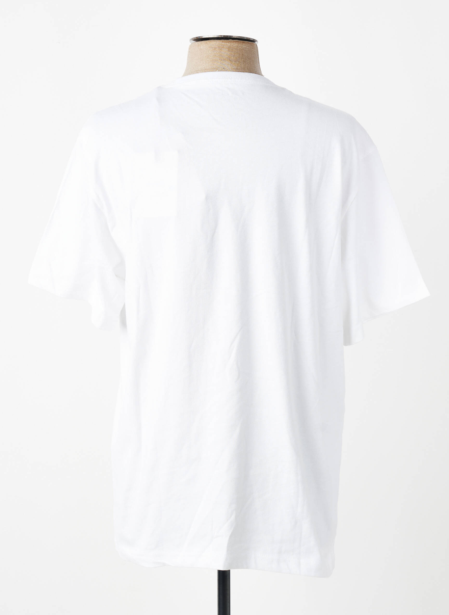 T-shirt coupe droite manches courtes blanc IRON AND RESIN homme