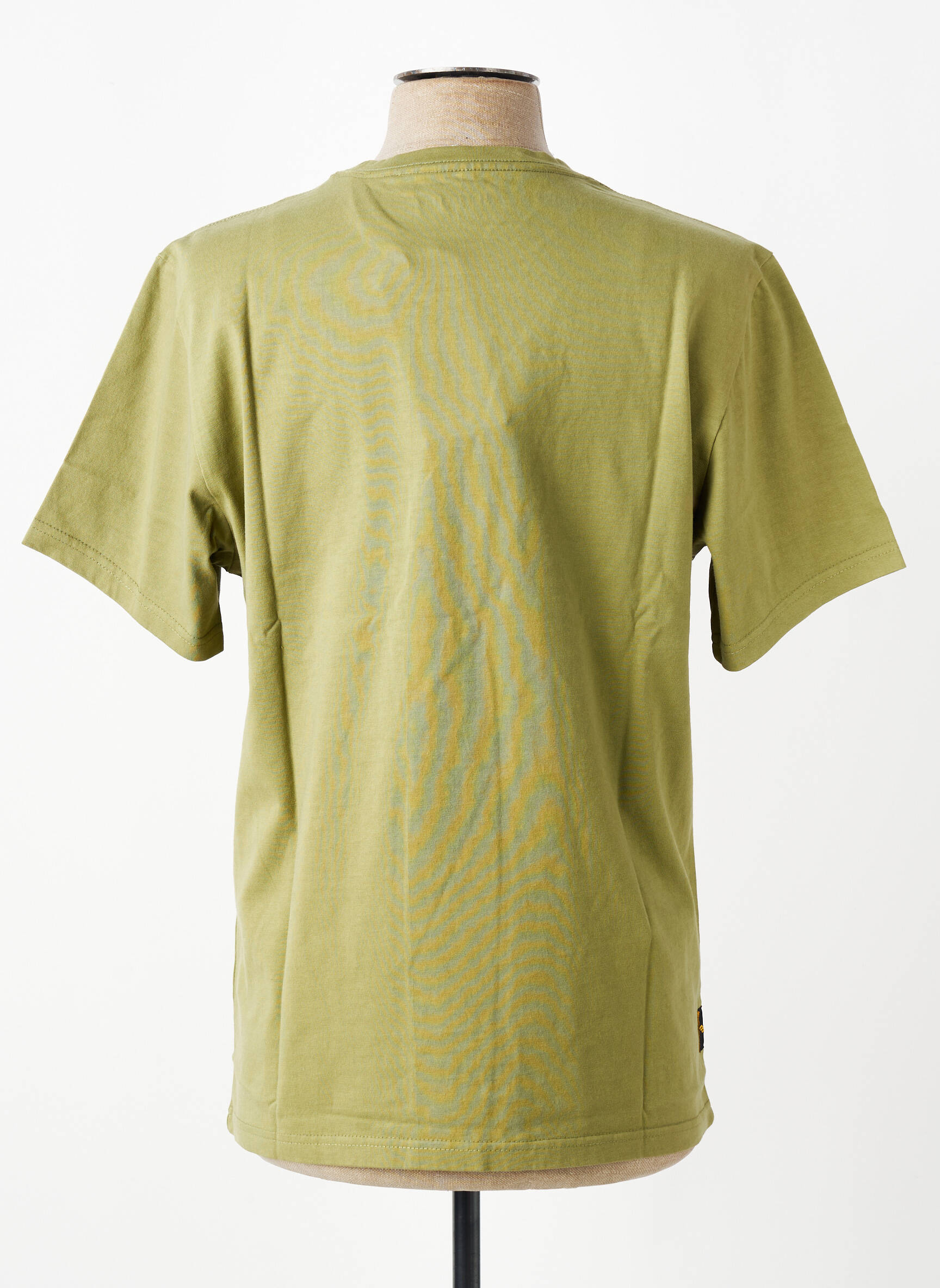 T-shirt coupe droite manches courtes vert DAYTONA homme