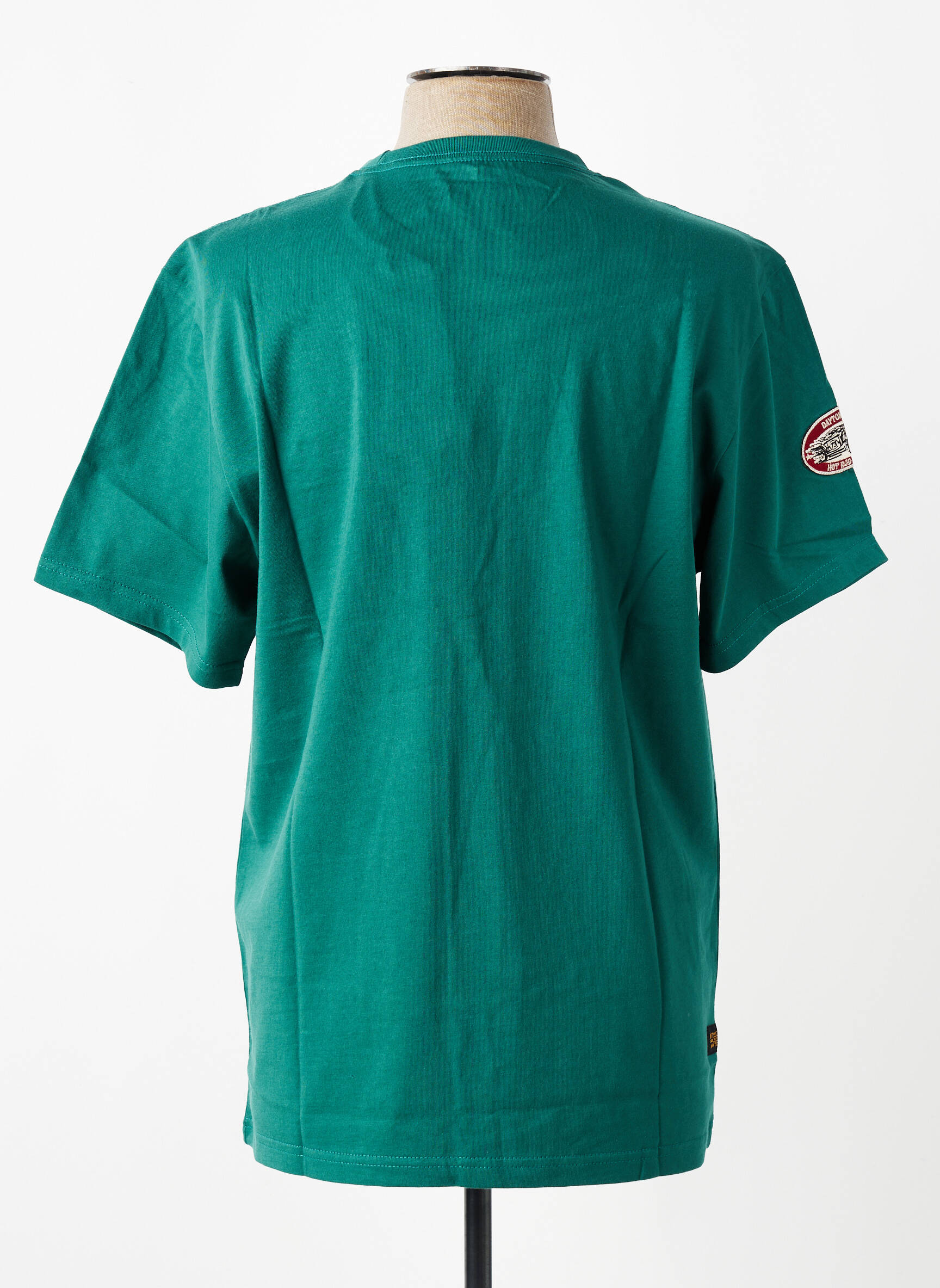 Polo sérigraphie manches courtes vert DAYTONA homme