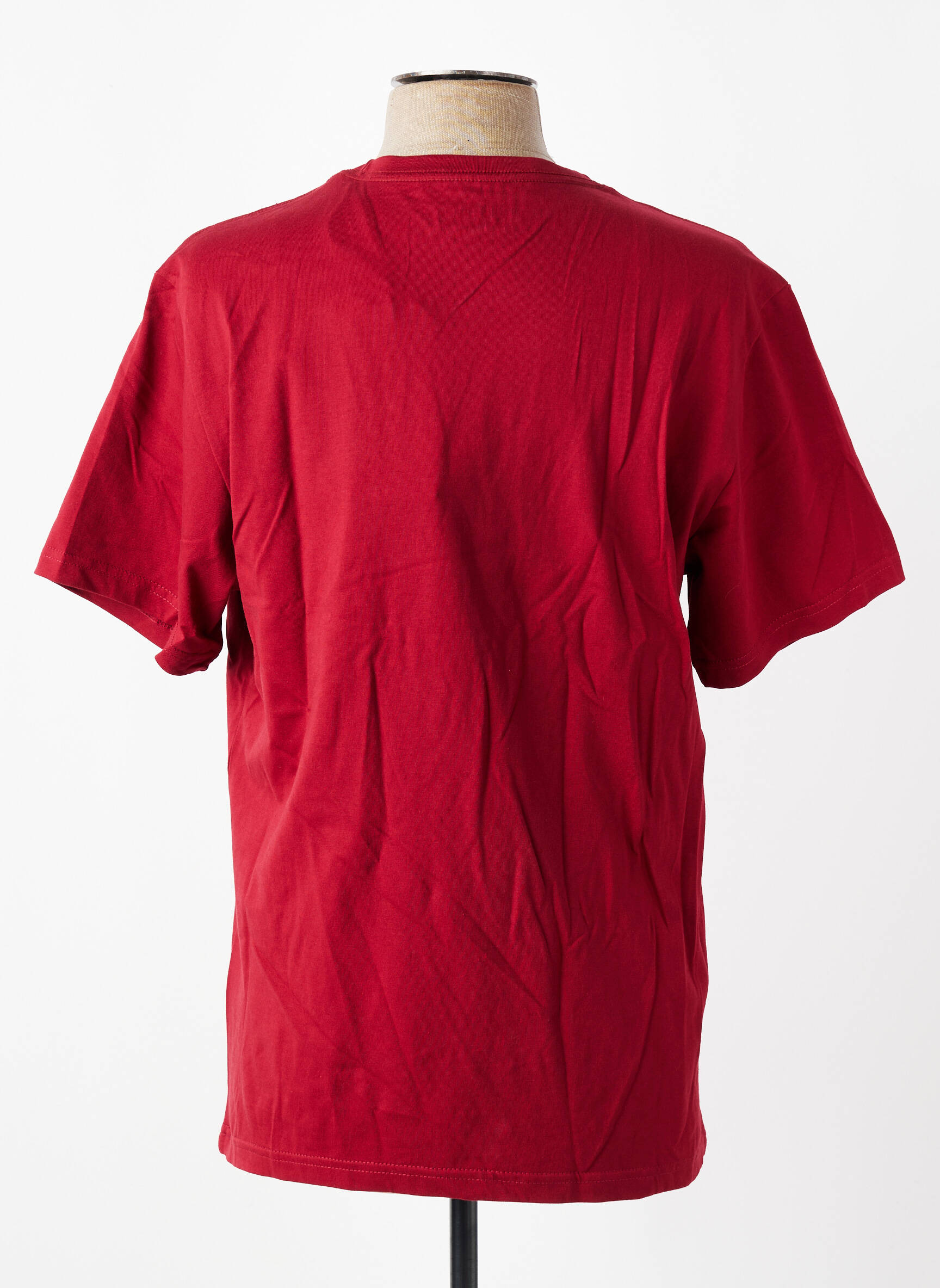 T-shirt coupe droite manches courtes rouge DAYTONA homme