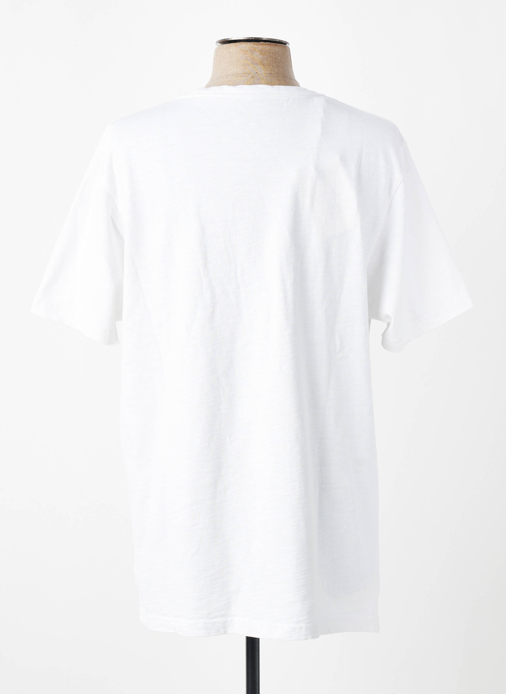 T-shirt coupe droite manches courtes blanc 999 homme
