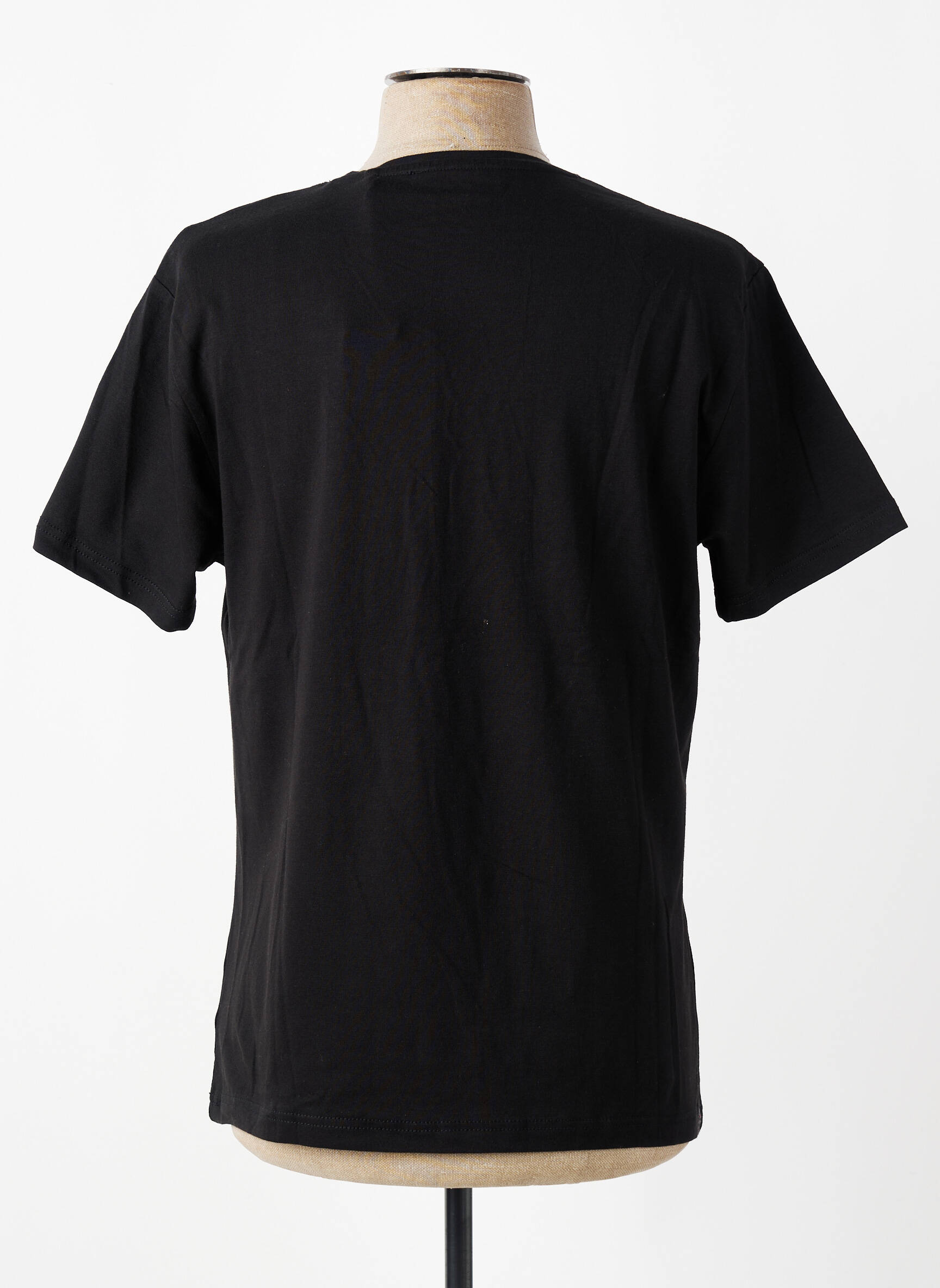 T-shirt coupe droite manches courtes noir DAYTONA homme