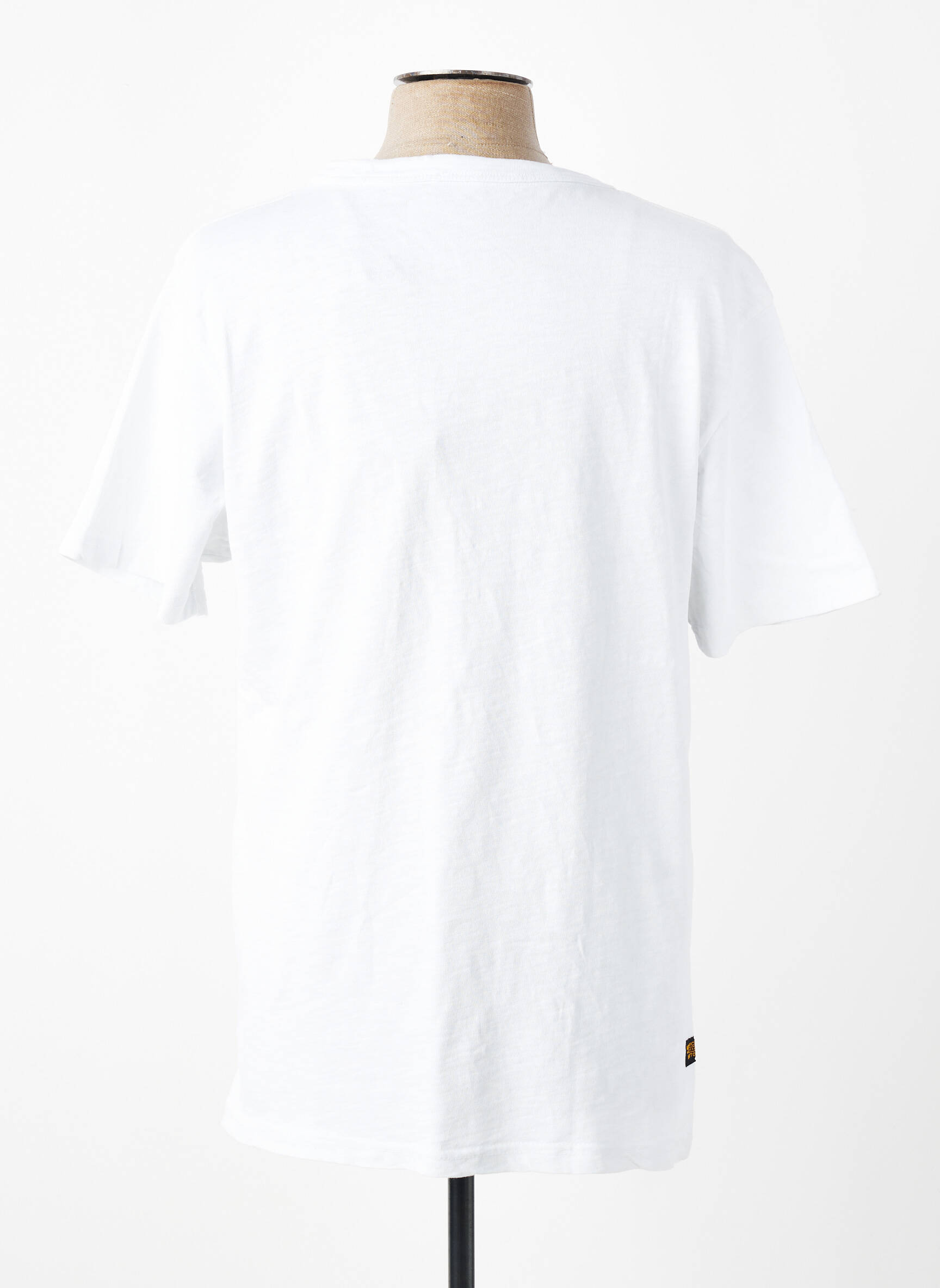 T-shirt coupe droite manches courtes blanc DAYTONA homme