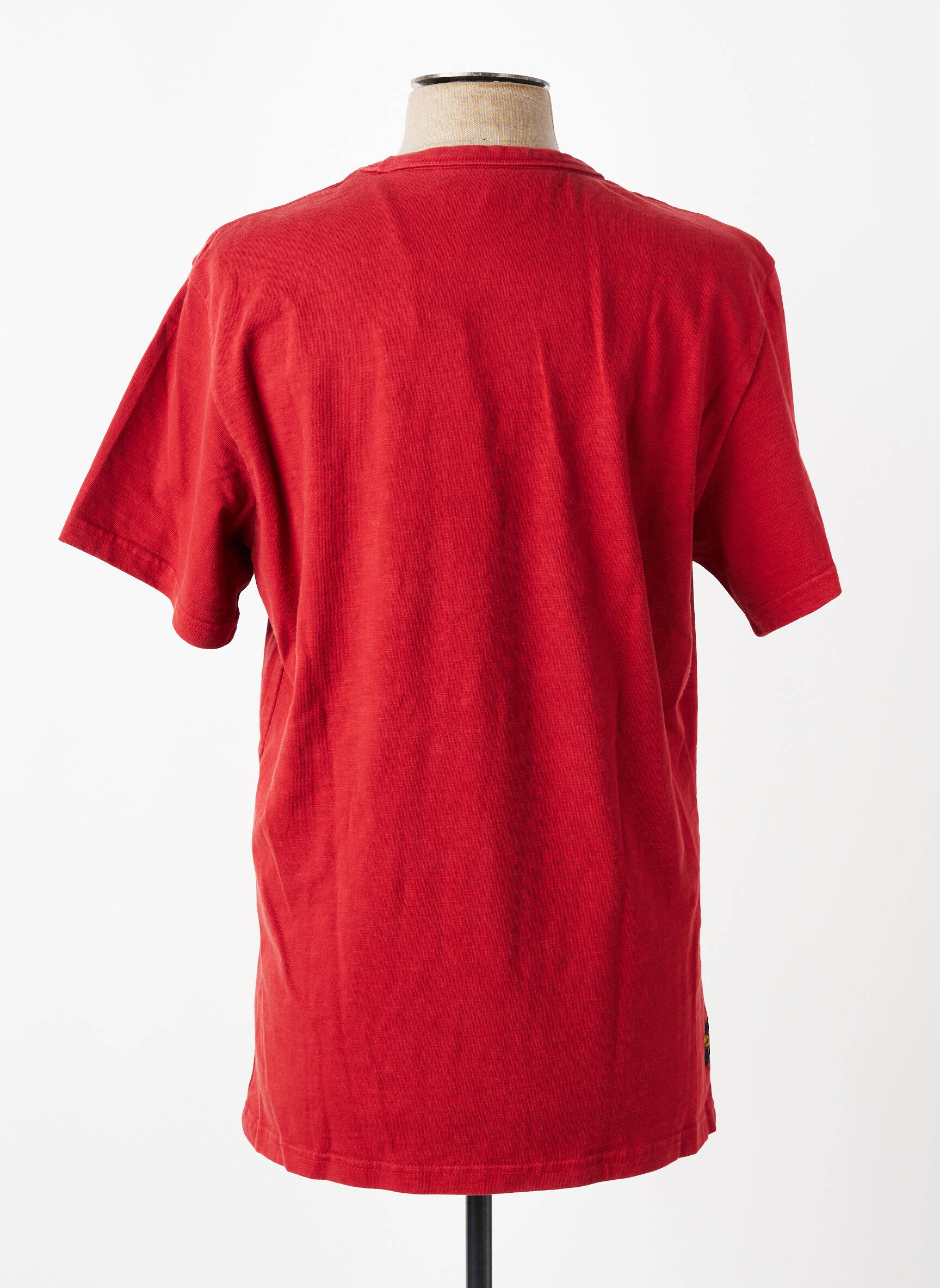 T-shirt coupe droite manches courtes rouge fonce DAYTONA homme