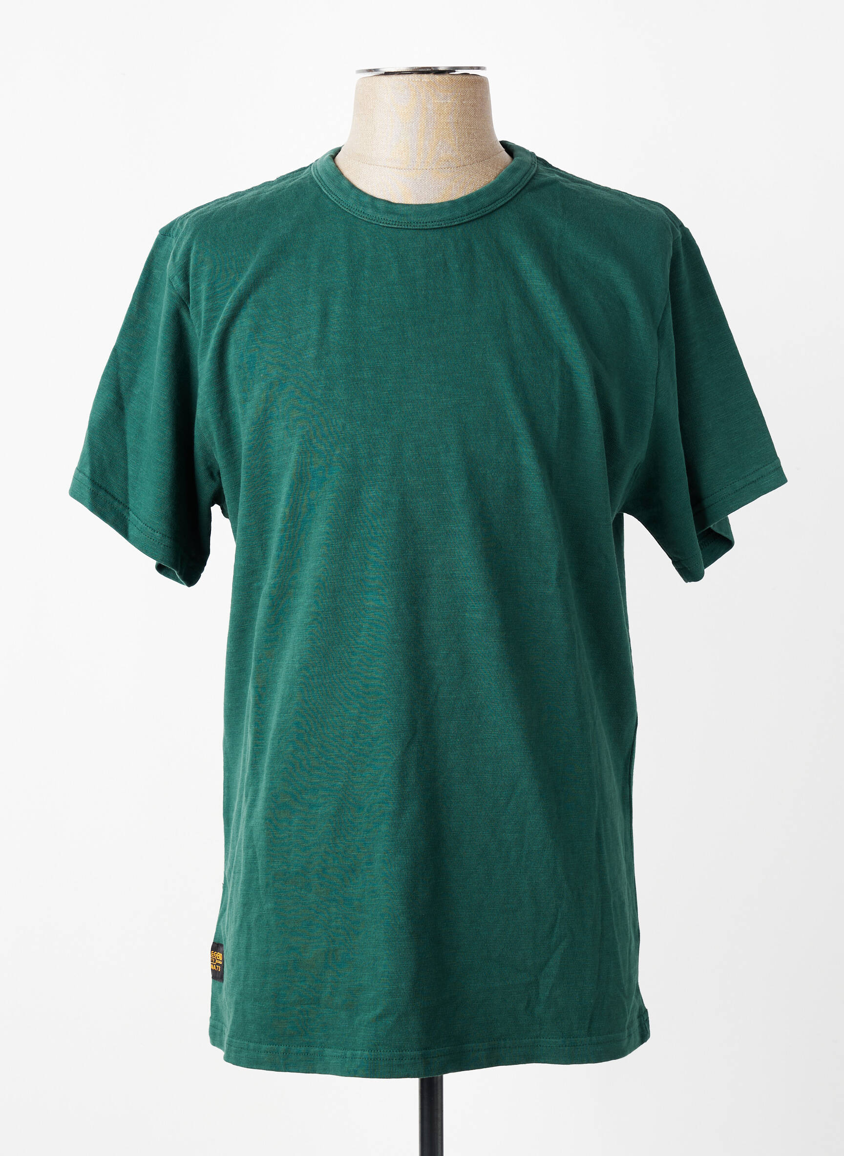 T-shirt coupe droite manches courtes vert fonce DAYTONA homme