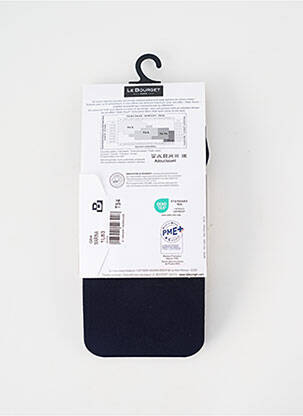 Collants stretch bleu LE BOURGET femme