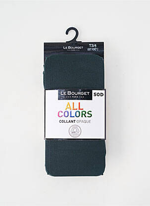 Collants stretch vert LE BOURGET femme