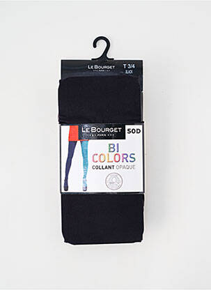Collants stretch noir LE BOURGET femme