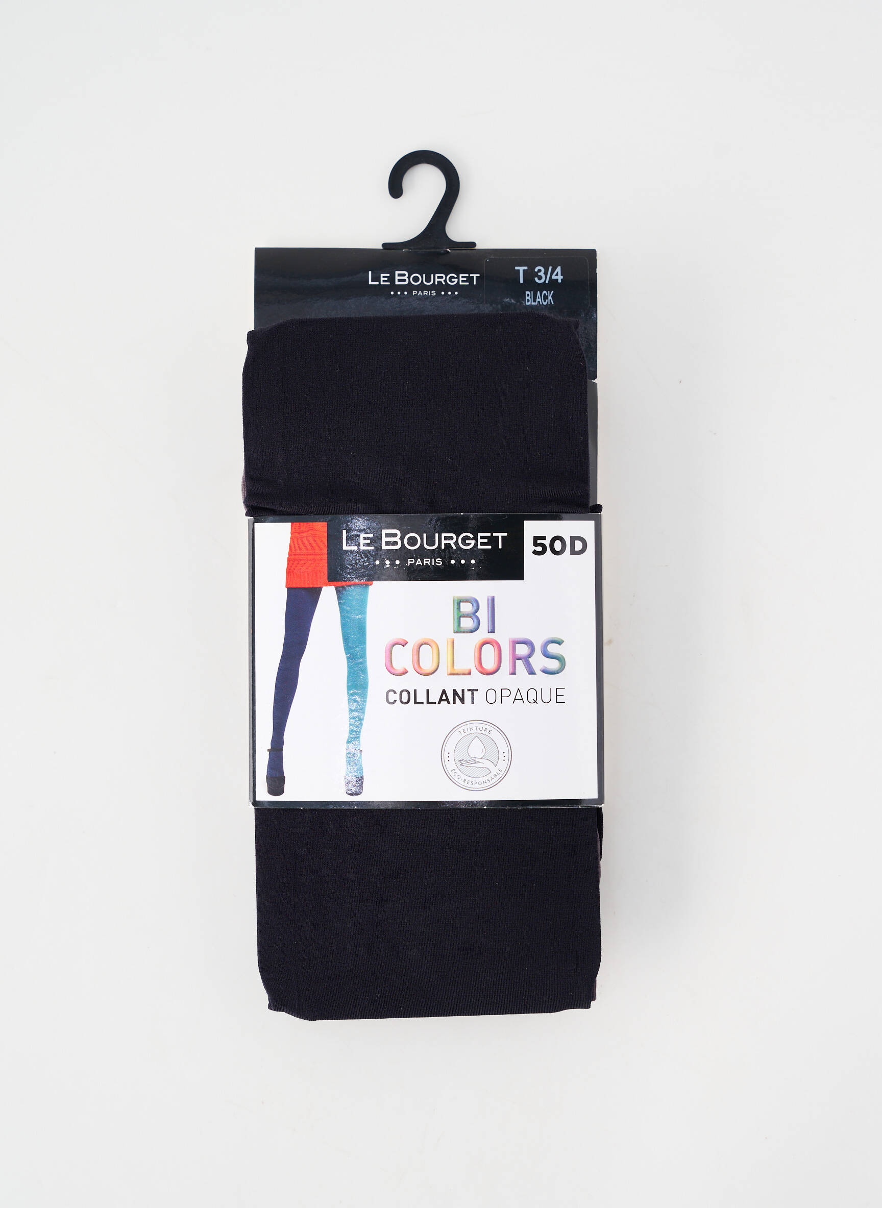 Collants stretch noir LE BOURGET femme