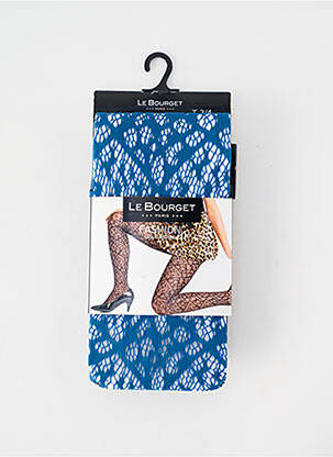 Collants stretch bleu LE BOURGET femme