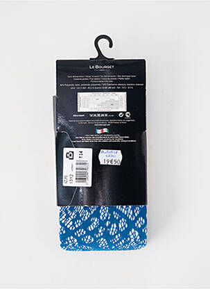 Collants stretch bleu LE BOURGET femme