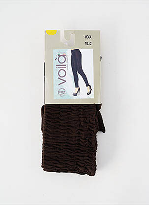 Collants stretch marron VOILA femme