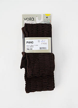 Collants stretch marron VOILA femme
