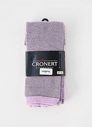 Legging stretch violet CRONERT femme