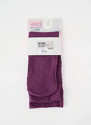 Chaussettes stretch violet VOILA femme