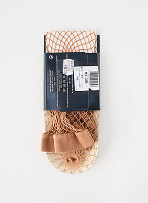 Chaussettes stretch marron LE BOURGET femme
