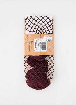 Chaussettes stretch marron LE BOURGET femme