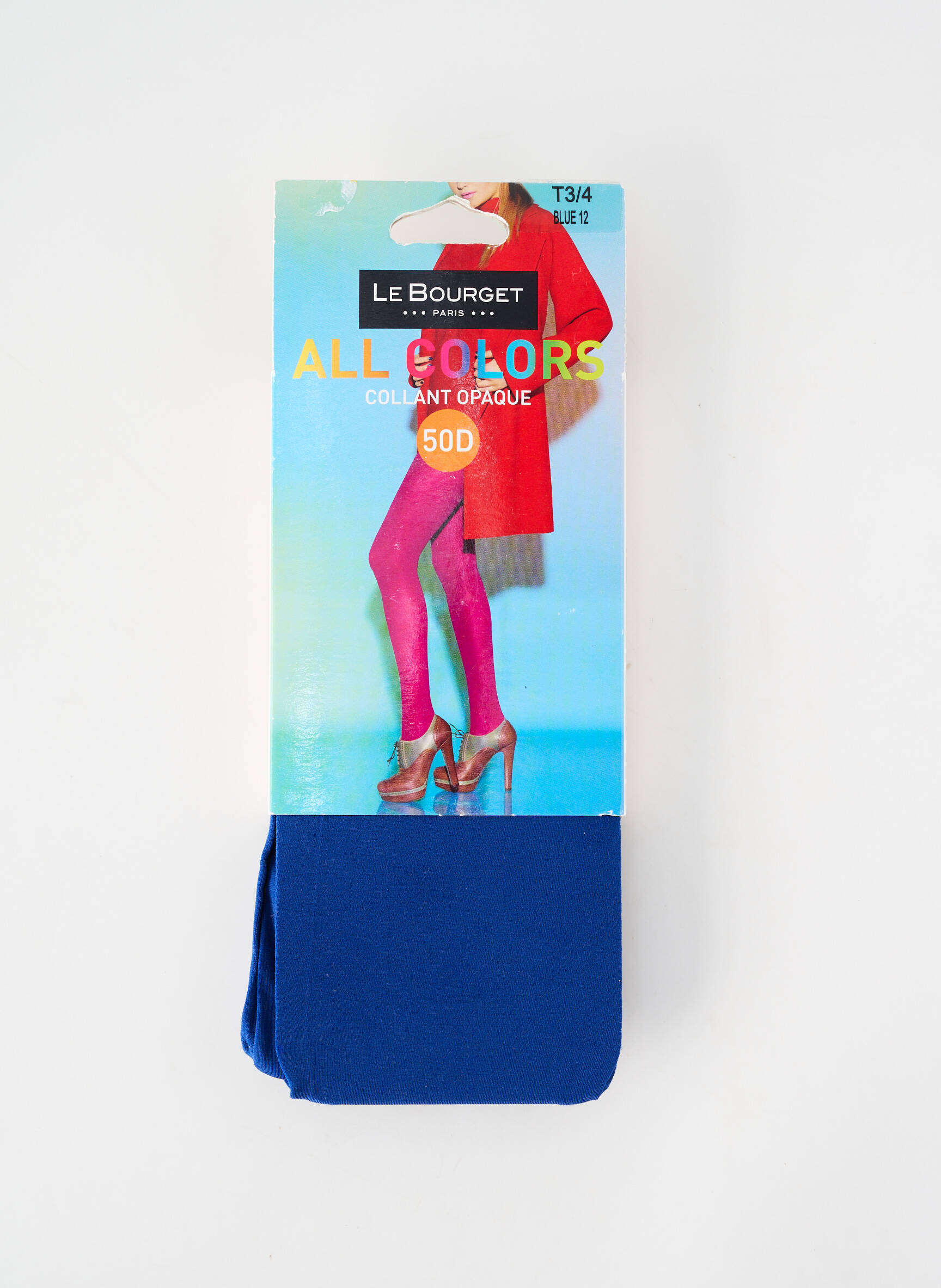 Collants stretch bleu LE BOURGET femme