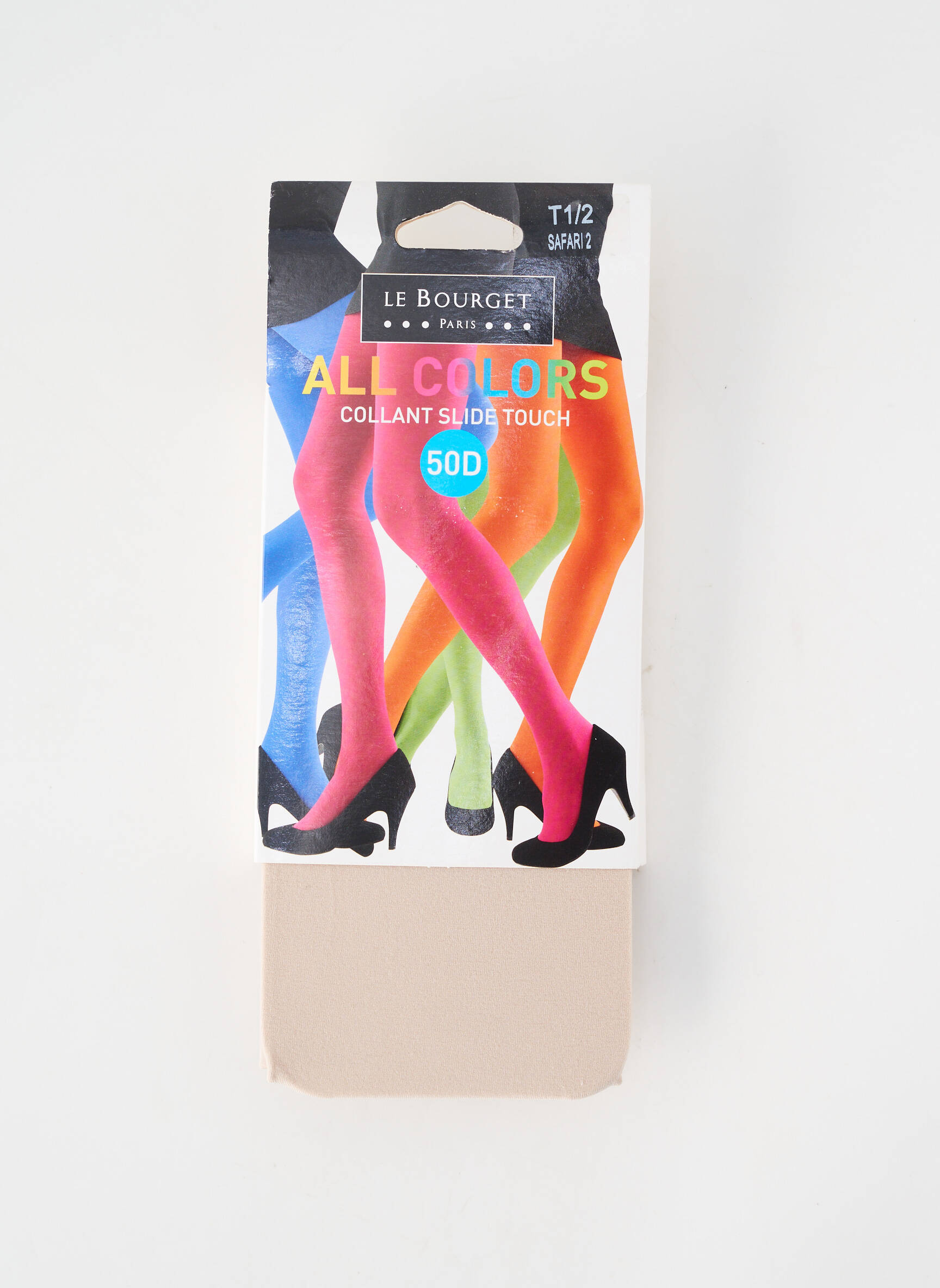 Collants stretch beige LE BOURGET femme