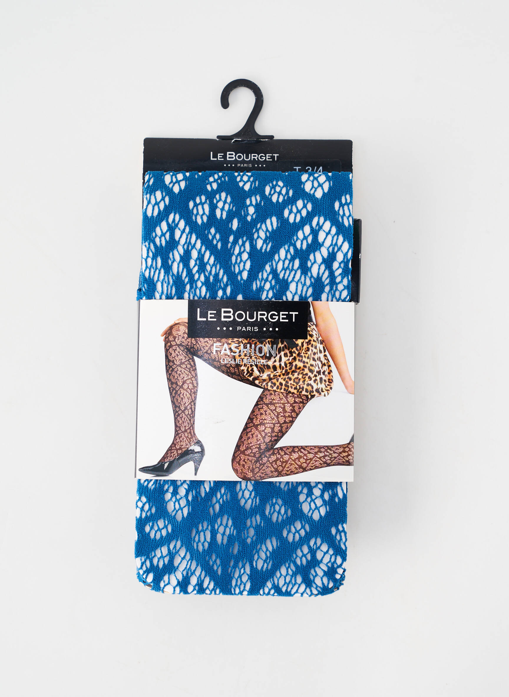 Collants stretch bleu LE BOURGET femme