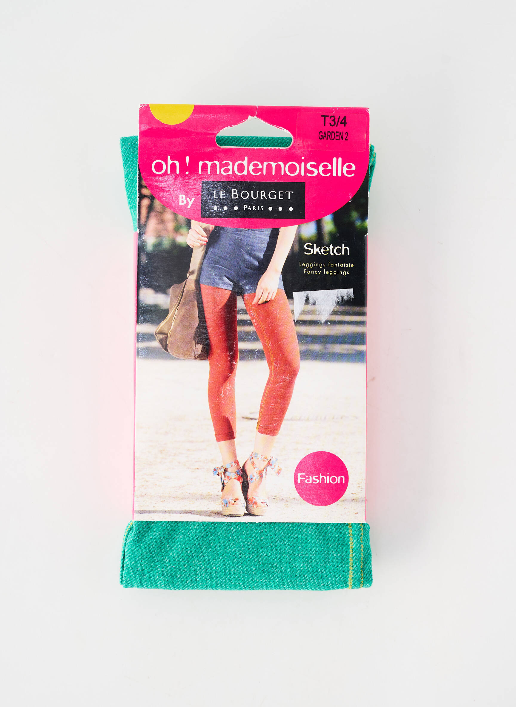Collants stretch vert LE BOURGET femme