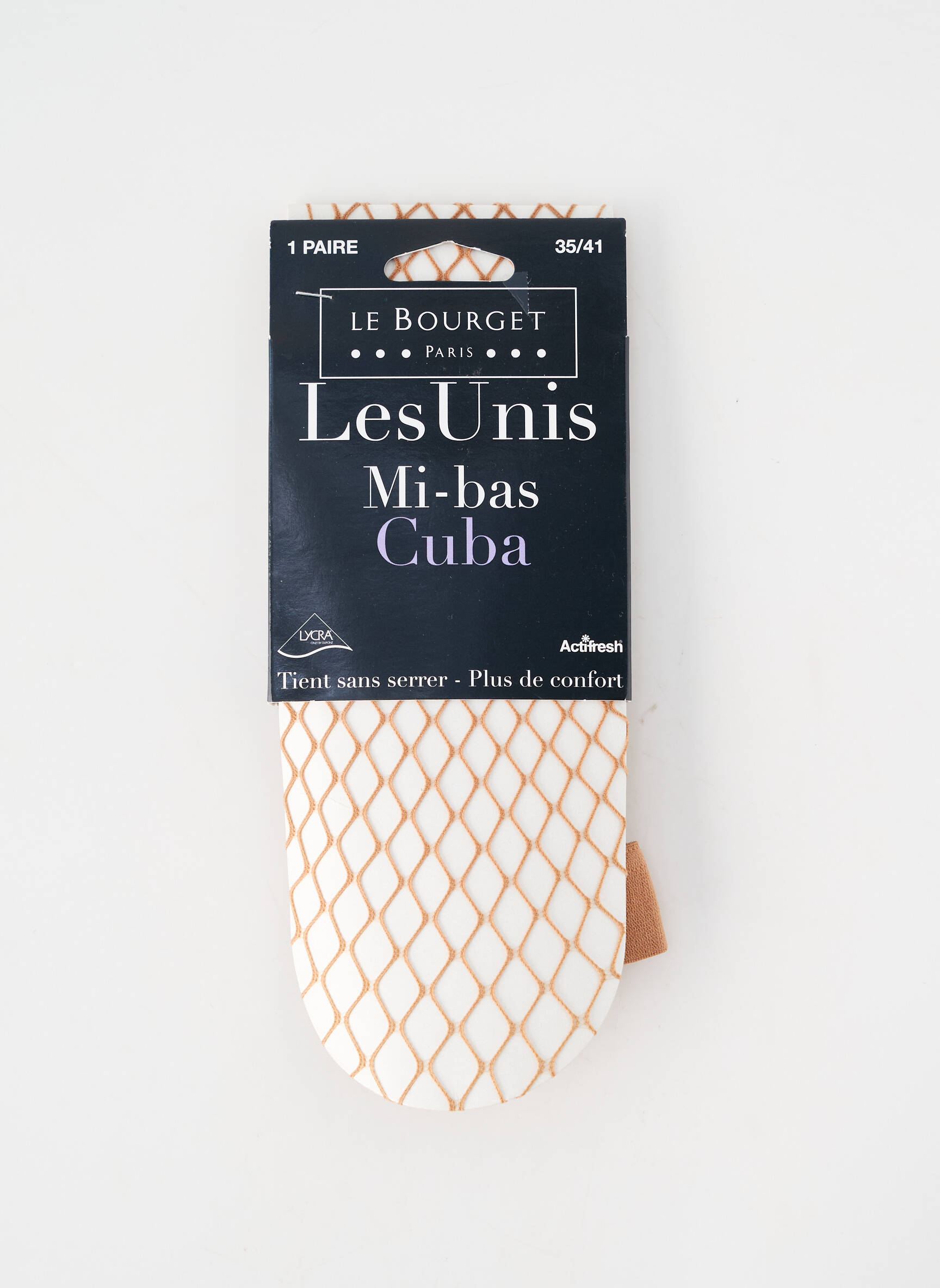 Chaussettes stretch marron LE BOURGET femme