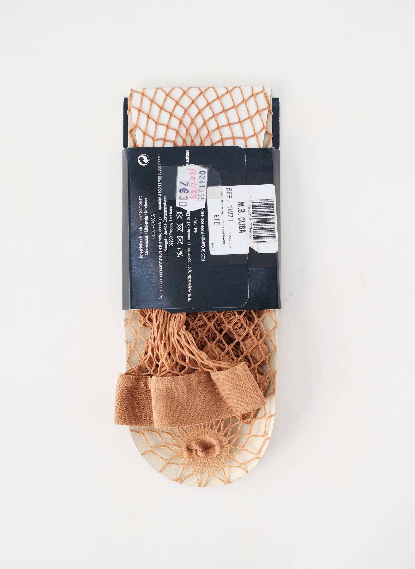 Chaussettes stretch marron LE BOURGET femme