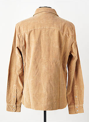 Chemise manches longues poches beige IRON AND RESIN homme