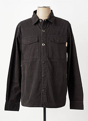 Chemise manches longues poches noir IRON AND RESIN homme