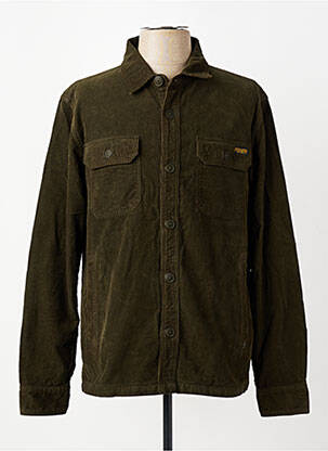 Veste casual fermeture boutonnée sur le devant vert DAYTONA homme