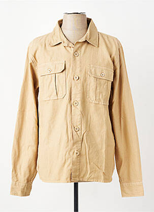 Veste casual fermeture boutonnée sur le devant beige DAYTONA homme