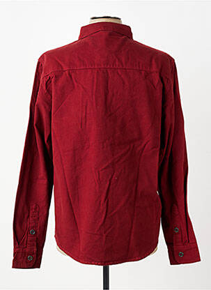 Veste casual fermeture boutonnée sur le devant rouge DAYTONA homme