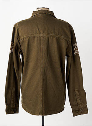 Veste casual fermeture boutonnée sur le devant vert DAYTONA homme