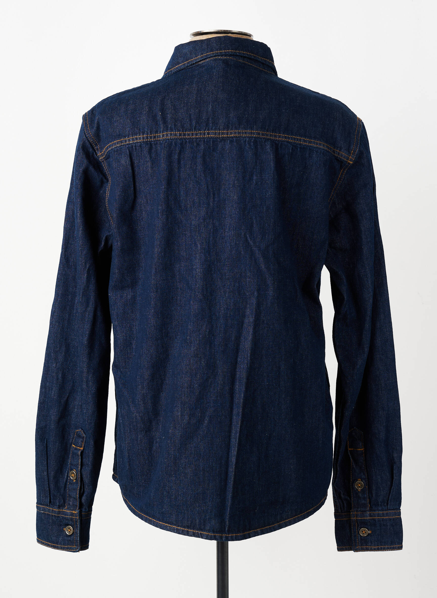 Chemise manches longues poches bleu DAYTONA homme