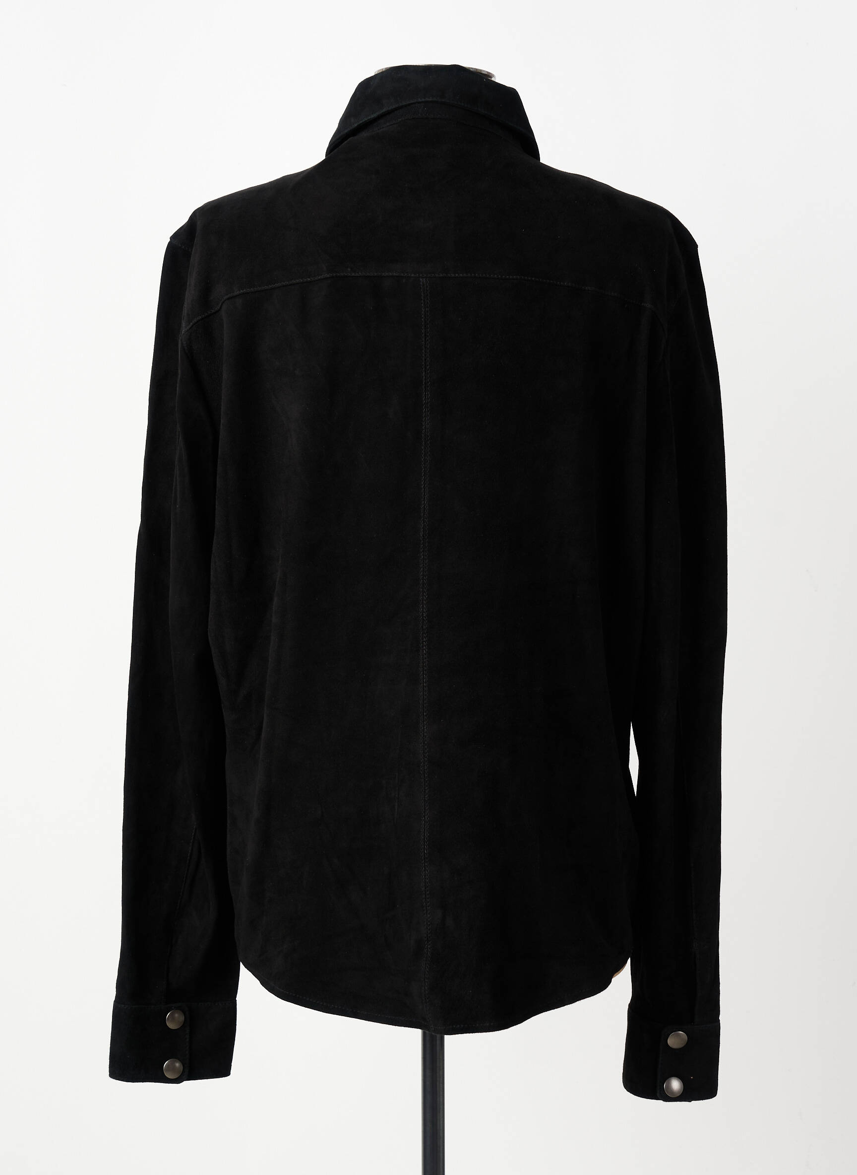 Chemise manches longues poches noir IRON AND RESIN homme