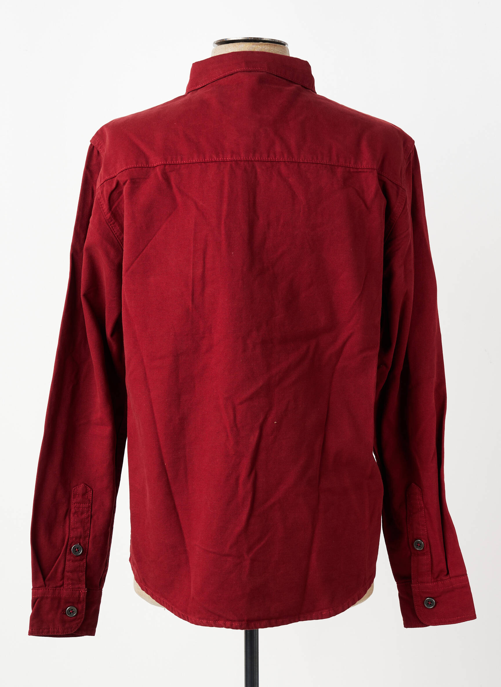 Veste casual fermeture boutonnée sur le devant rouge DAYTONA homme