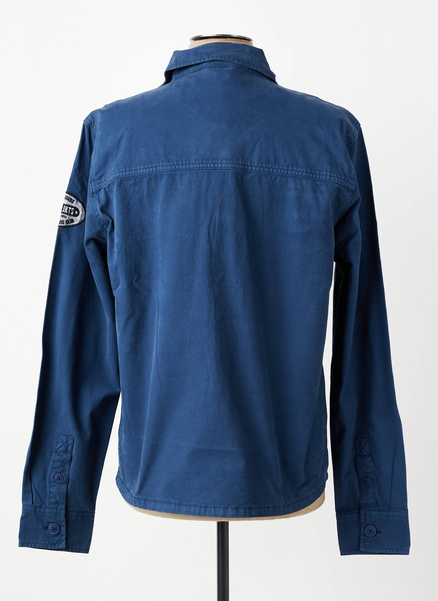 Veste casual fermeture boutonnée sur le devant bleu DAYTONA homme