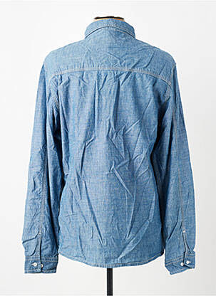 Chemise manches longues manches longues bleu IRON AND RESIN homme