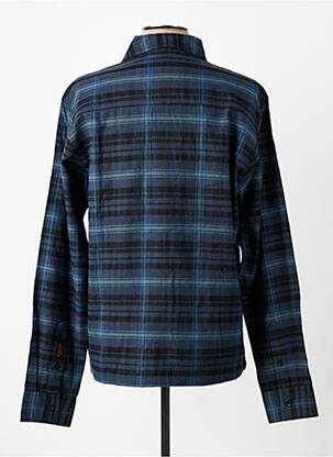 Chemise manches longues imprimé fantaisie bleu DAYTONA homme