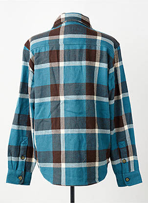 Chemise manches longues poches bleu IRON AND RESIN homme